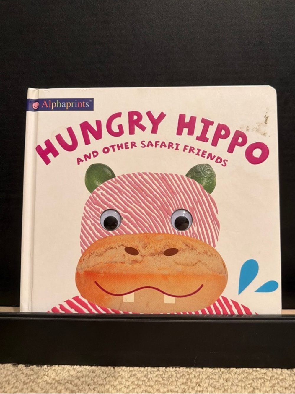 Hungry Hippo and Other Safari Friends Texture Baby Board Book